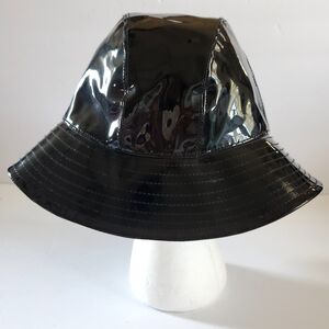 San Diego Hat Co.Black Glossy Bucket Hat